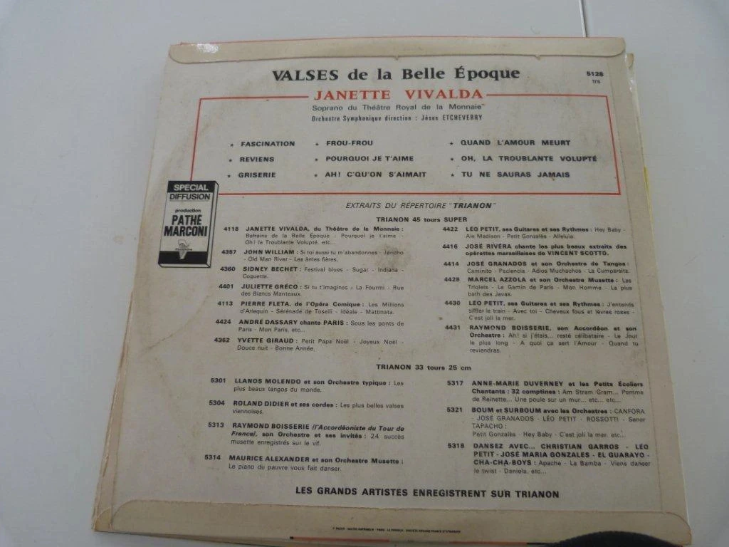 vinyle janette vivalda – photo 2